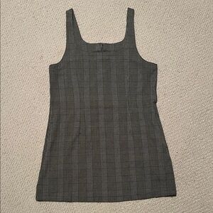 AE Plaid Pinafore-style Tank Dress